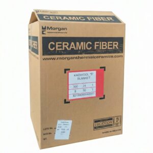 colcha fibra cerámica MG KWL BLKT S 1260°C densidad 8 lb/pie3 para aislamiento térmico industrial